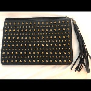 Black studded Forever 21 bag